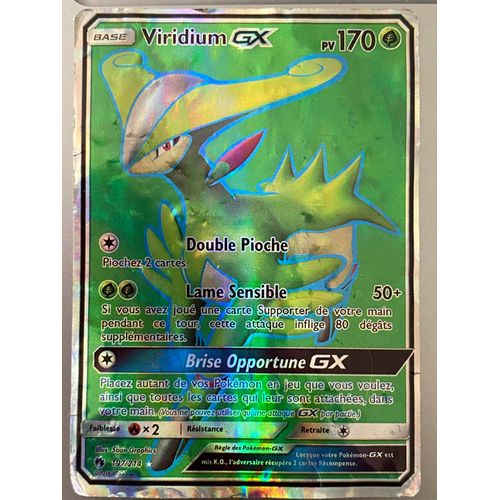 Viridium Gx Full Art 197/214 - Ultra Rare - Pokemon Soleil Et Lune 8 Tonnerre Perdu