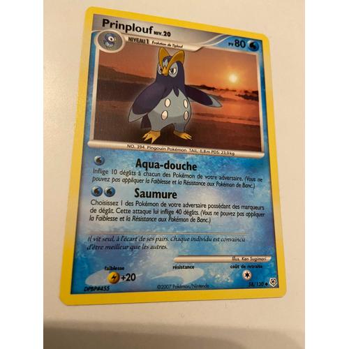 Carte Pokemon Prinplouf 58/130 Set Diamant Et Perle Fr