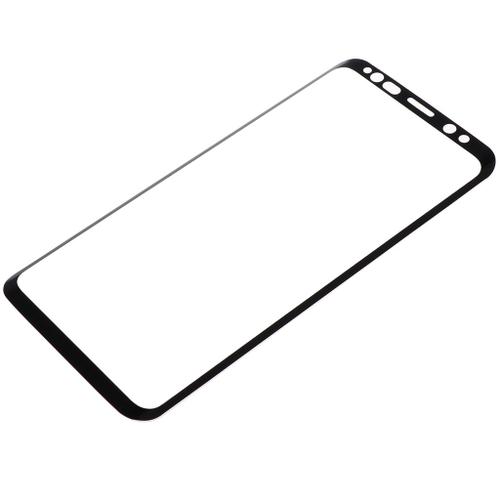 Pour Samsung Glass Galaxy S9 Trempé, Verre Trempé [Dureté 9h] Noir