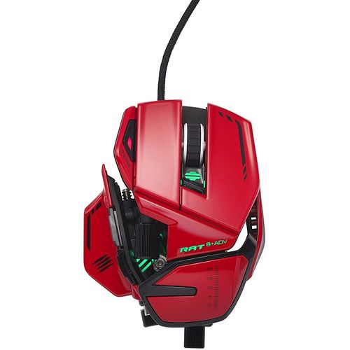 Mad Catz R.A.T. 8+ ADV - Souris - pour droitiers - optique - 11 boutons - filaire - USB