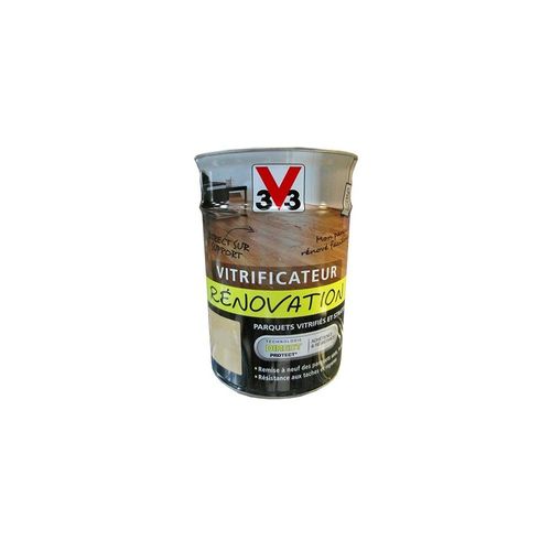 V33 Vitrificateur Rénovation Incolore Brillant 5 L