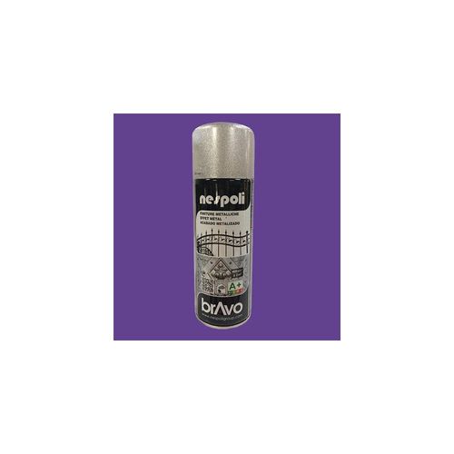 NESPOLI Peinture aérosol Effet Métal Violet 0,4 L