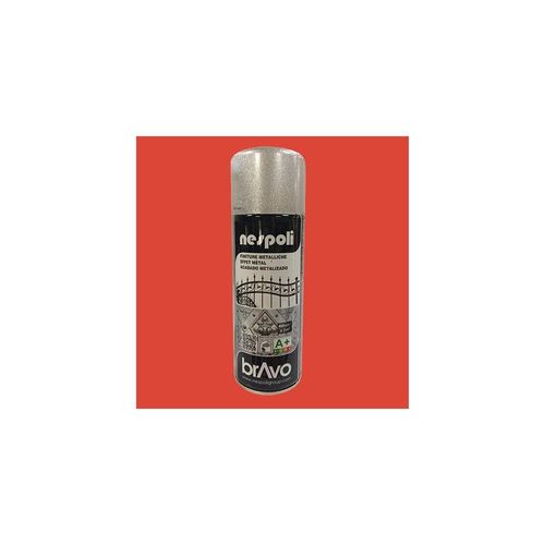NESPOLI Peinture aérosol Effet Métal Rouge 0,4 L