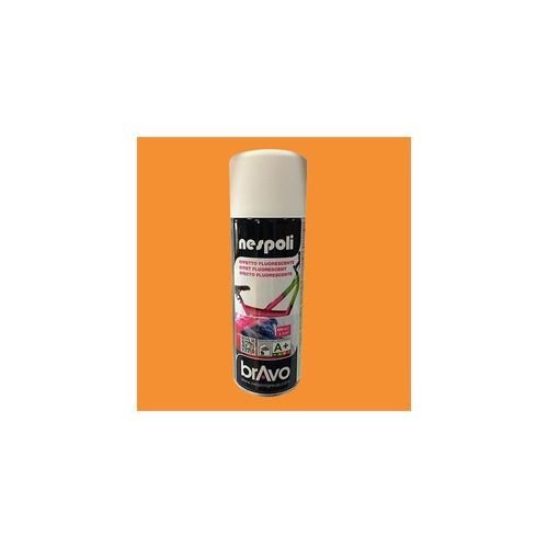 NESPOLI Peinture Aérosol Effet Fluorescent Orange 0,4 L