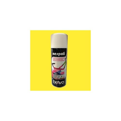 NESPOLI Peinture Aérosol Effet Fluorescent Jaune (180503) 0,4 L