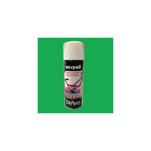 NESPOLI Peinture Aérosol Effet Fluorescent Vert 0,4 L