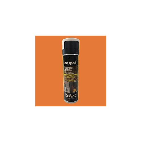 NESPOLI Peinture Aérosol Marquage Permanent Orange Fluo (182112) 0,5 L