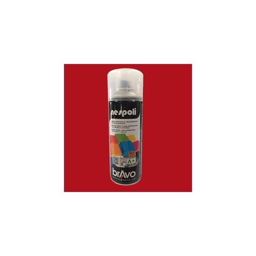 NESPOLI Peinture Aérosol BRAVO Rouge rubis (180008) 0,4 L