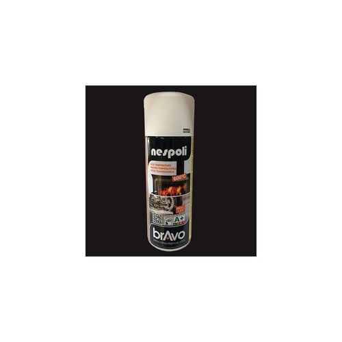 NESPOLI Peinture Aérosol Hautes Températures Noir 0,4 L