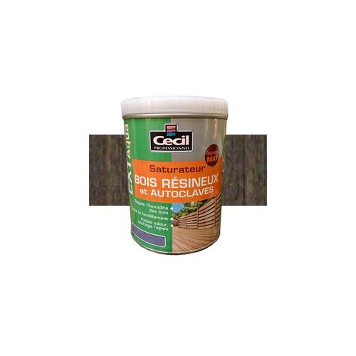 CECIL EXT Aqua Saturateur Bois résineux et autoclaves Ardoise