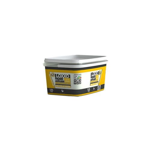 LOXXO Peinture Façade Acrylique 2,5L Blanc
