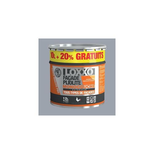 LOXXO Peinture Façade Pliolite 12L Gris ciment RAL 7040