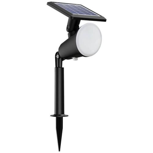 Philips Projecteur De Jardin Solaire Jivix 8720169269132 Led Blanc Chaud Noir