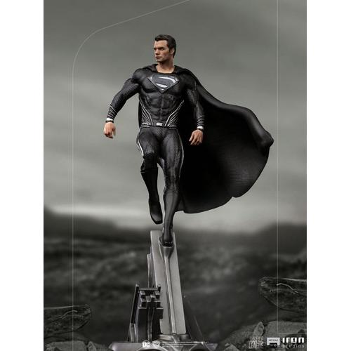 Dc Comics - Superman Black Suit - Justice League Snyder's Cut - Figurine 30 X 15 X 19 Cm
