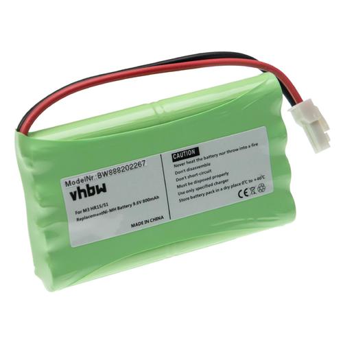 vhbw Batterie compatible avec Somfy Axovia 220 B, Multi Pro 3S io motorisation de porte ou portail (800mAh, 9,6V, NiMH)