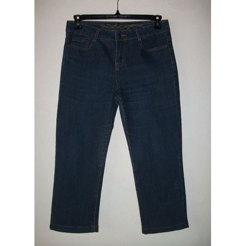 Jean 7/8 Extensible Bleu Brut