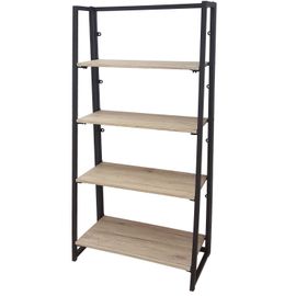 Etagère Bibliothèque Indus Pliable Dock - L. 64 X H. 128 Cm - Noir