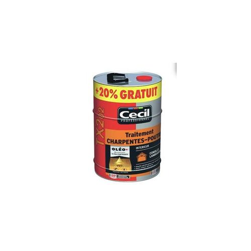 CECIL TX202 Traitement poutres, charpentes 6 L