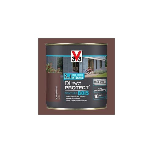 V33 Peinture Direct Protect Bois Rouge ombré