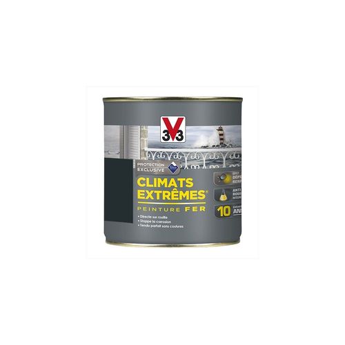 V33 Peinture Climats Extrêmes Fer Bleu Nuit Mat