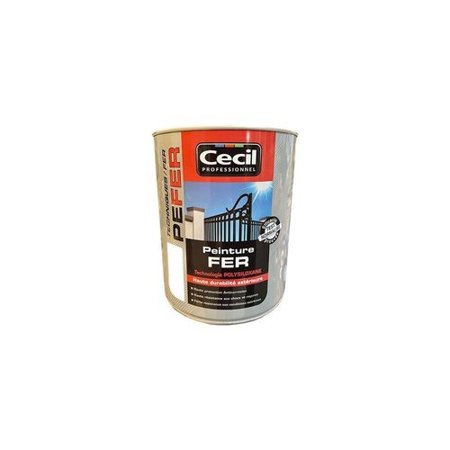 Cécil Peinture PE FER Blanc 2,5 L