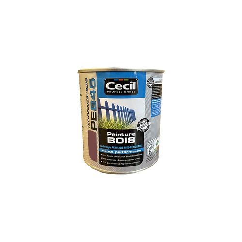 Peinture Bois Cécil Professionnel PEB45 Rouge Pays Basque