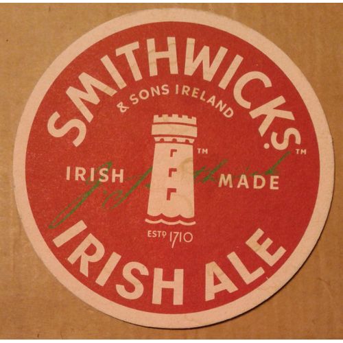 Dessous De Verre Smithwick's Irish Ale 9,3 Cm De Diamètre