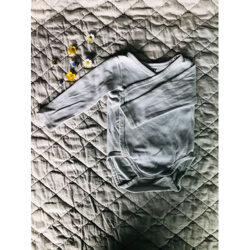 Body Bébé Manches Longues Blanc 1 Mois