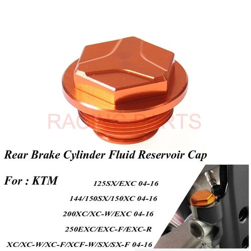 Bouchon À Vis De Réservoir De Frein Arrière, Pour Ktm 125 144 250 300 350 450 500 505 530 540 560 Smr Sxs Xcrw Exc Six Days Xcg Excg