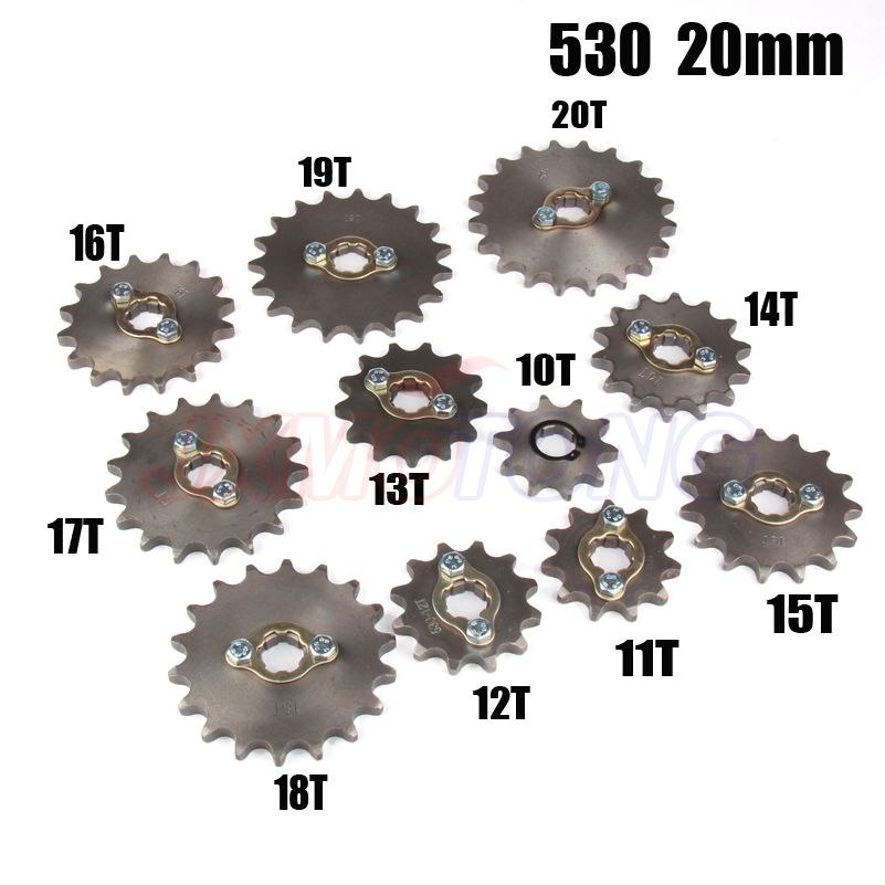 Pignon De Moteur Avant 20mm 10-20t 11t 12t 13t 14t 15t 19t Pour Hon...