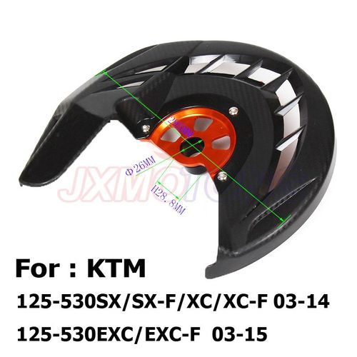 Protecteur De Disque De Frein Avant En Plastique, Billet Cnc, Couvercle De Disque De Frein Avant, Protecteur De Rotor Adapté À Ktm 125 ¿ 530 Sx/Sx-F/Xc/Xc-F 03-14 Exc/Exc-F