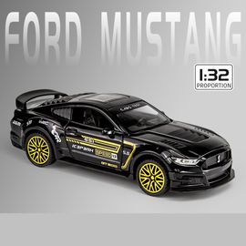 Ford Mustang Gt500 1/32, Modèle De Voiture En Alliage De Simulation, Jouet Pour Enfants, Véhicules Moulés, Loisirs De Collection