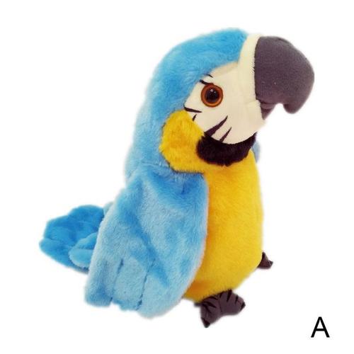 Jouet En Peluche Électrique Pour Enfant, Joli Perroquet Parlant, Répétition, Ondulation, Simulation D'Oiseau, Cadeau, Poupée Douce, Aras