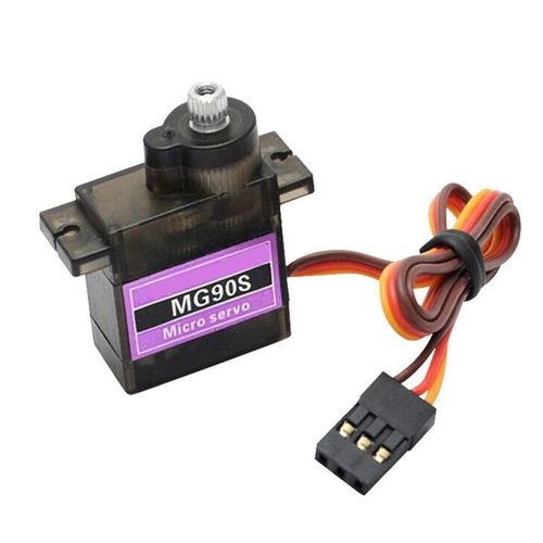 Servo électrique à engrenage métallique Mg90s 450, disque rotatif droit, télécommande à aile fixe, accessoires de modèle d'avion et de bateau
