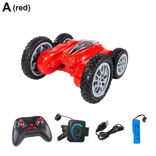 Montre De Voiture Rc Drift Stunt, Avec Télécommande, Double Face, Papillon, Jouet, Tout-Terrain, Roulis À 360 Degrés, Robot Intelligent