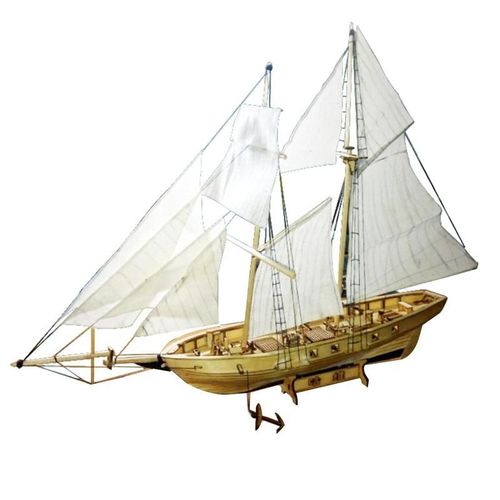 Kit De Maquette De Voilier En Bois, Échelle 1:100, Jouet De Créateur 3d, Puzzle De Bateau Ancien Fait À La Main Pour Enfants Et Adultes