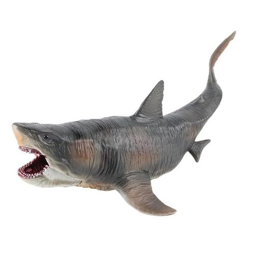 Poupée Grand Requin Blanc De La Vie Marine, En Pvc, Modèle D'Animal De L'Océan, Jouet Éducatif Précoce Pour Enfants, Tigre Requin, Ornements