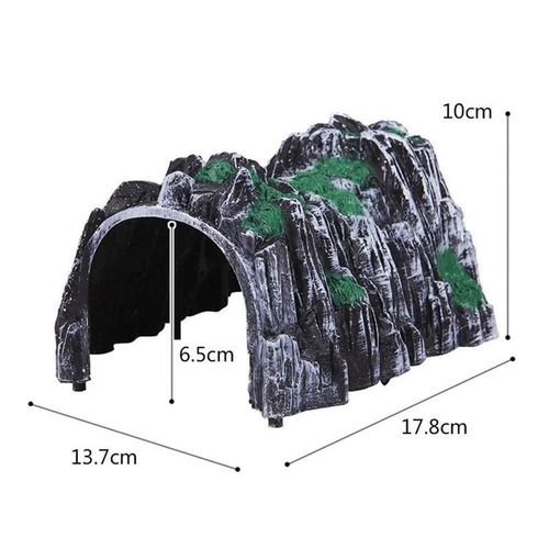 Mini Tunnel De Train De 17.8cm, Simulation De Scène De Table De Sable, Modèle De Grotte En Pierre, Décor Miniature De Maison De Poupée, Accessoires De Jeu