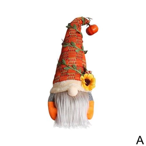 Peluche Gnome, Citrouille, Tournesol, Elfe, Nains, Ornements De Fenêtre, Cadeau De Noël, Moisson, Automne, Décoration De Thanksgiving, Jouet Poupée