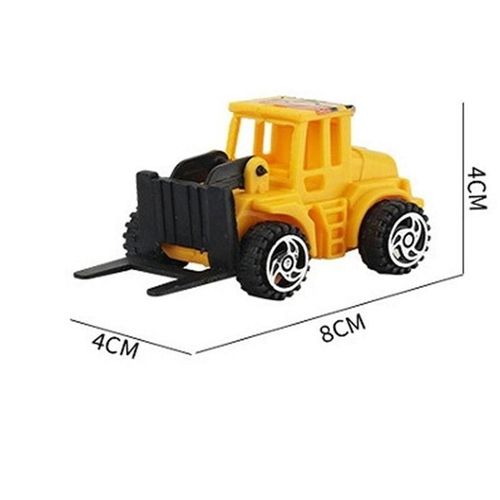 Mini Pelleteuse De Voiture 6 Pièces, Jouet De Simulation, Ingénierie, Modèle Tracteur, Camion À Benne, Jouet, Cadeau