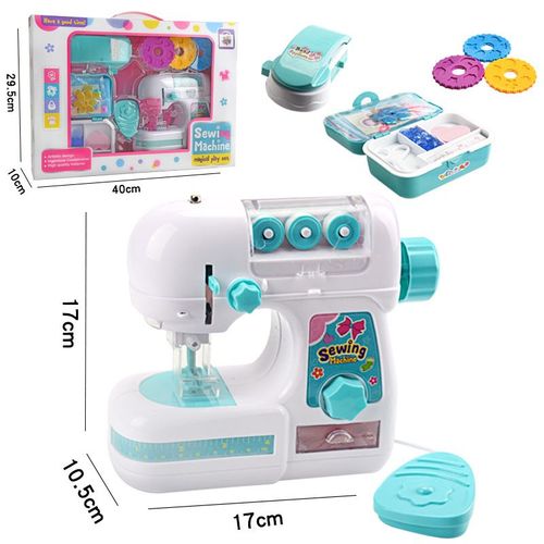 Mini Machine À Coudre Électrique, Appareils Ménagers, Jouets Pour Filles, Ensemble De Maison De Jeu, Simulation D'appareils Ménagers, Fonction De Couture Réelle