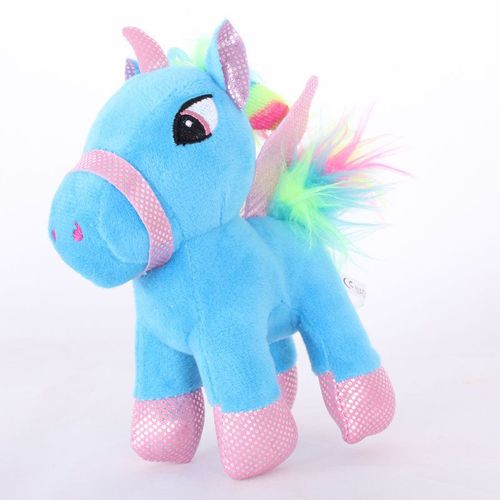 Peluche Licorne Douce, Jouet Ailes Arc-En-Ciel Cheval En Peluche, Décoration De Chambre, Jouets Pour Enfants, Cadeau De Noël