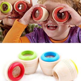Kaleidoscope Magique En Bois Pour Enfants, Jouet Puzzle Éducatif, 1 Pièce, Effet Intéressant, Oeil D'Abeille, Apprentissage Pour Bébés