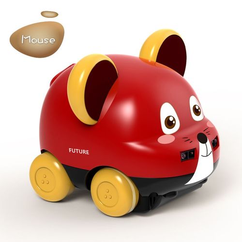 Voiture Radiocommandée À Induction Avec Des Animaux De Dessin Animé Pour Enfants, Capteur De Geste Suivant La Musique, Jouets De Voiture Pour Cadeaux De Noël