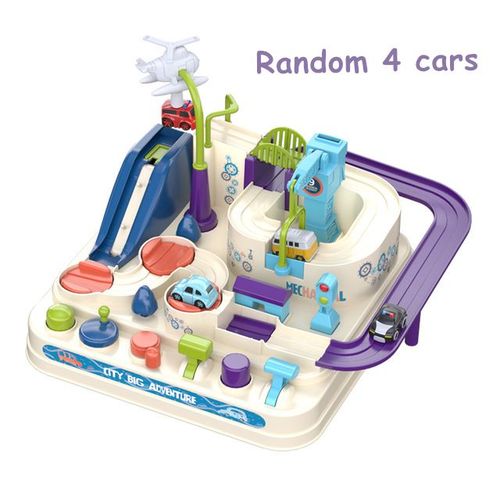 Jeu De Piste De Voiture Pour Enfants, Jeu D'Aventure, Modèle De Voiture De Course Sur Rail, Jouets Éducatifs, Jeu De Cerveau, Jouet De Train Interactif Mécanique