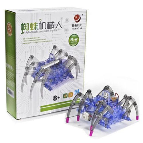 Jouets Éducatifs Pour Enfants Avec Tige De Robot Araignée, Bricolage, Expérience Scientifique Créative, Bloc D'Assemblage De Technologie, Kit De Jouet Artisanal D'Art, Cadeau