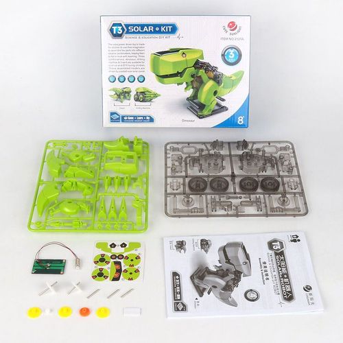 Robot À Énergie Solaire Créatif Dinosaure, Kit De Modèle Assemblé, Jouets Éducatifs Pour Enfants Garçons Technologie Science Stem Cadeau