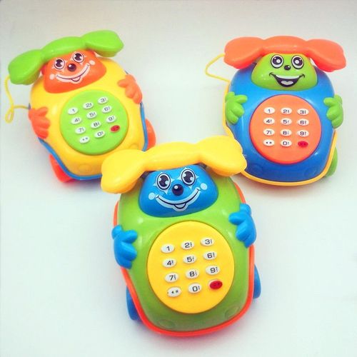 Nouveau Téléphone Électrique Pour Bébé, Modèle De Dessin Animé, Cadeaux Éducatifs Pour Le Développement Précoce, Musique, Jouets D'Apprentissage Du Son