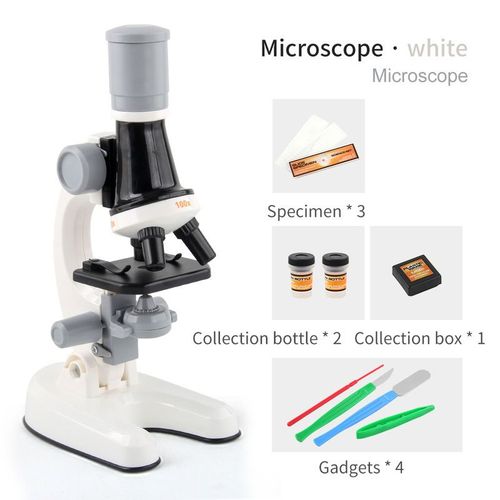 Kit De Microscope Biologique À Lumière Led, Jouets Éducatifs Pour Enfants, Lumière De Laboratoire, Maison, École, Science, Cadeaux Stem