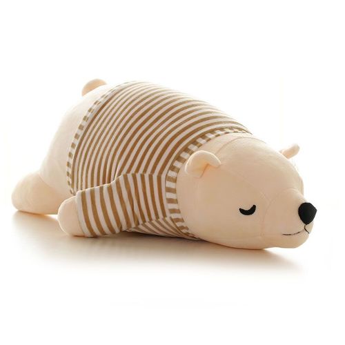 Peluche Ours Polaire De Dessin Animé Kawaii, Poupée Bébé Doux En Peluche, Oreiller Animal En Peluche, Petits Jouets En Peluche Pour Enfants, Nouveaux Cadeaux À La Mode